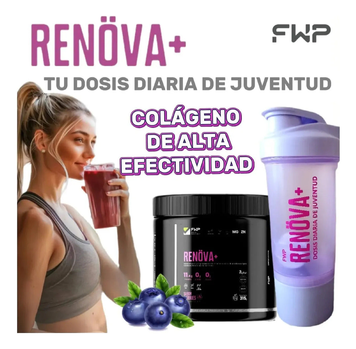 COLÁGENO ORIGINAL RENOVA + MASCARILLA FACIAL DE REGALO