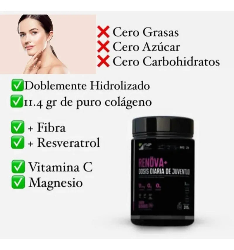 COLÁGENO ORIGINAL RENOVA + MASCARILLA FACIAL DE REGALO